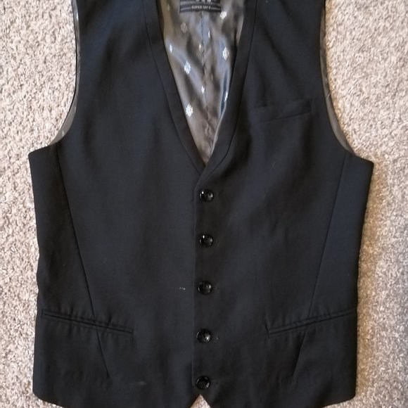 Black Suit Jacket and Vest - Picture 4 of 5